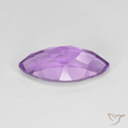 Amatista Violeta púrpura intenso natural de 3.20 ct, Marquesa, VVS-VS