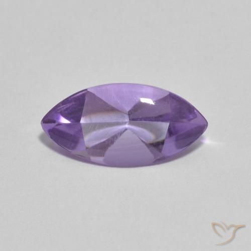 1.57ct Natural Violeta medio Amatista, Marquesa, Transparente
