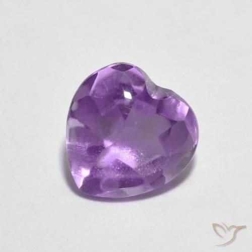 2.02ct Natural Violeta iris Amatista, Corazón, Transparente