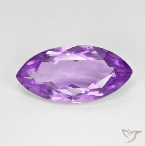 7.10ct Natural Violeta púrpura intenso Amatista, Marquesa, VVS