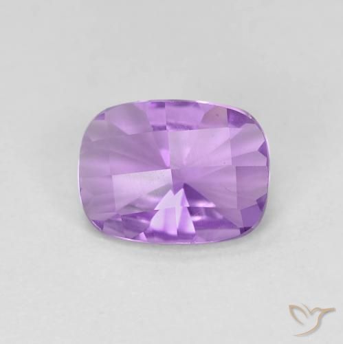 1.10ct Natural Violeta rosado Amatista, Forma Cojín, VVS