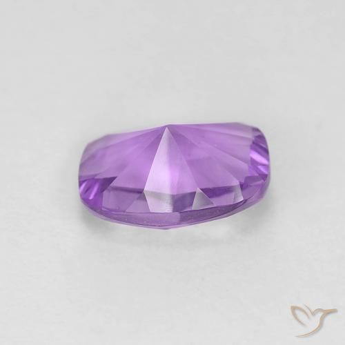 Amatista Violeta rosado natural de 1.10 ct, Forma Cojín, VVS
