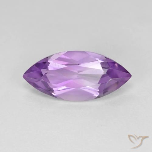 3.01ct Natural Violeta rosáceo medio Amatista, Marquesa, VVS