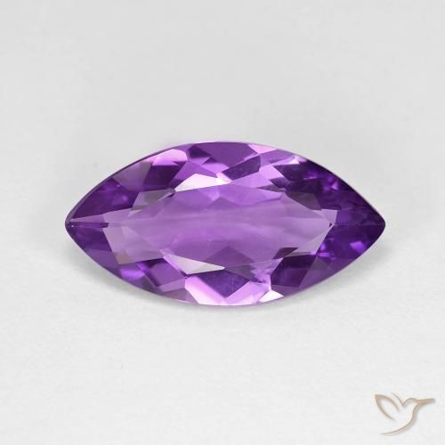 3.14ct Natural Medium Dark-Violet Amatista, Marquesa, VVS