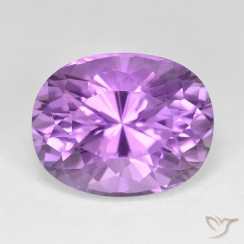 12.86ct Natural Violeta púrpura medio Amatista, Ovalada, VVS-VS