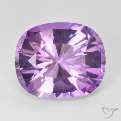 10.42ct Natural Violeta medio Amatista, Forma Cojín, VVS