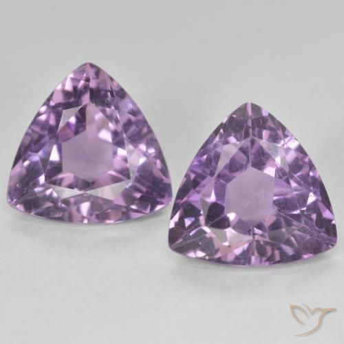 5.77ctw Natural Violeta medio Amatista, Trillón, VS