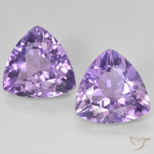 5.55ctw Natural Violeta medio Amatista, Trillón, VS