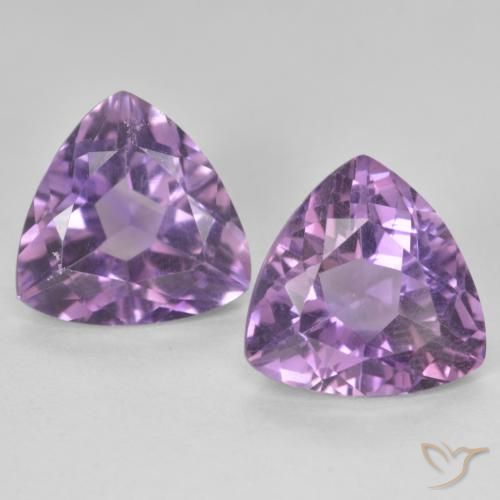 5.63ctw Natural Violeta medio Amatista, Trillón, VS