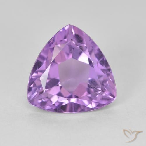3.08ct Natural Violeta vívido Amatista, Trillón, VS