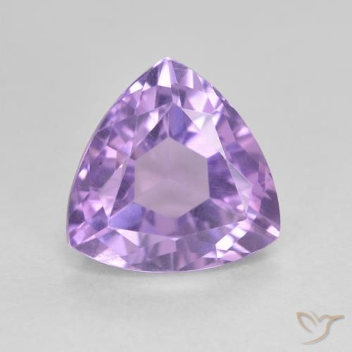 3.24ct Natural Violeta medio Amatista, Trillón, VVS-VS