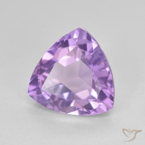 Amatista Violeta medio natural de 3.24 ct, Trillón, VVS-VS
