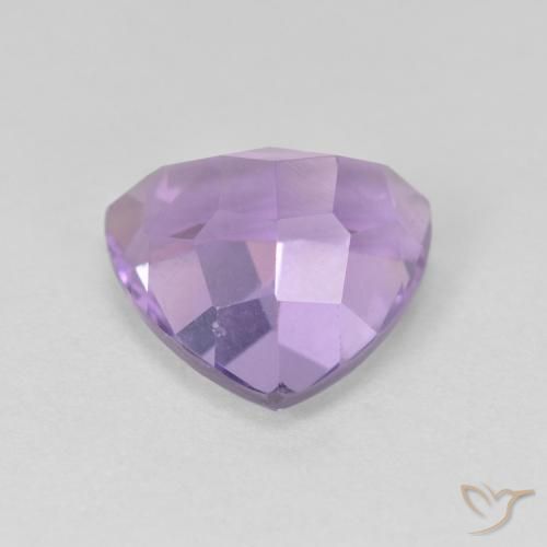 Amatista Violeta medio natural de 3.28 ct, Trillón, VS