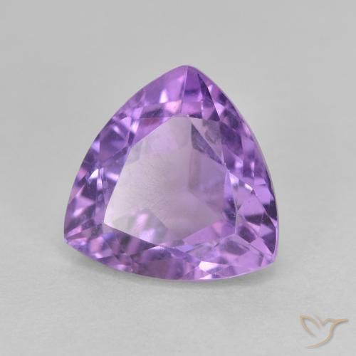 Amatista Violeta rosado natural de 3.21 ct, Trillón, VS