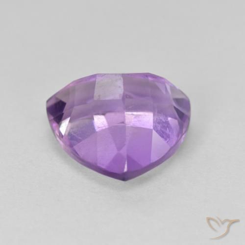 Amatista Violeta rosado natural de 3.21 ct, Trillón, VS