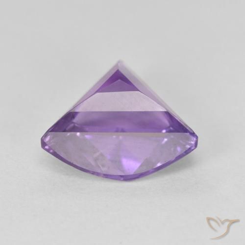 Amatista Violeta medio natural de 2.85 ct, Trillón, VS