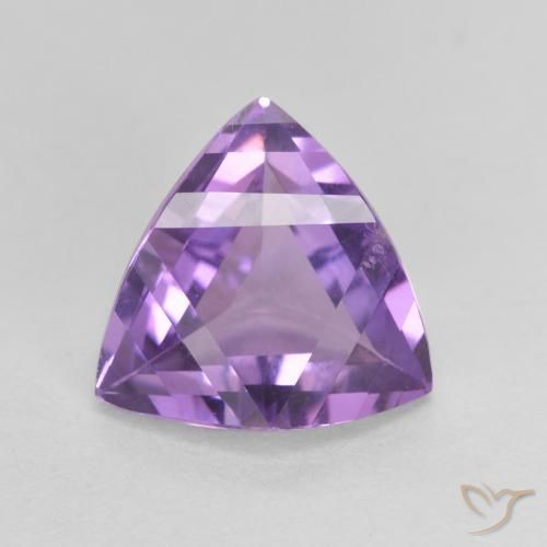 2.95ct Natural Violeta medio Amatista, Trillón, VS