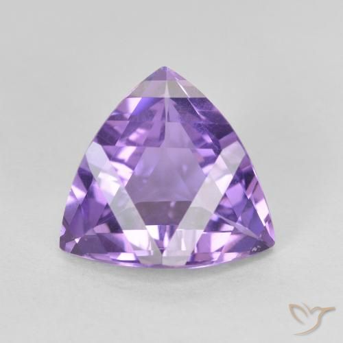 3.06ct Natural Violeta vívido Amatista, Trillón, VVS-VS