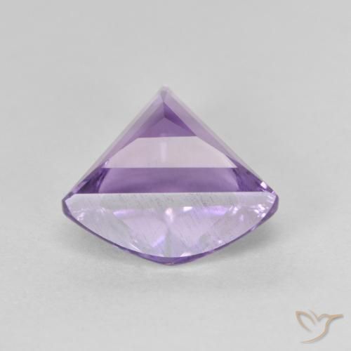 Amatista Violeta medio natural de 3.05 ct, Trillón, VVS-VS