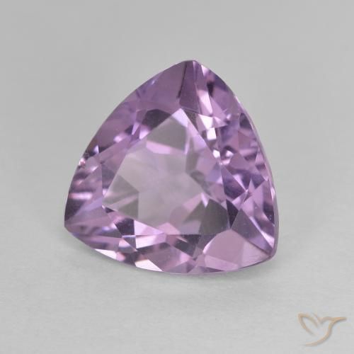 Amatista Violeta rosado natural de 2.79 ct, Trillón, VVS