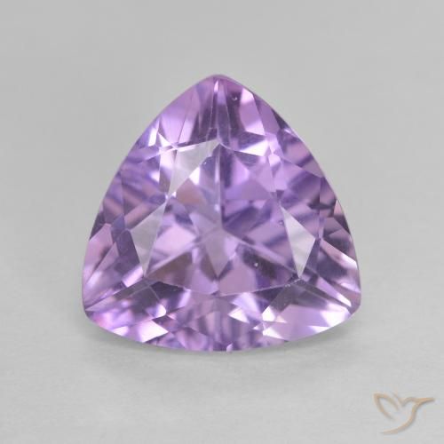 2.92ct Natural Violeta iris rosáceo Amatista, Trillón, VVS