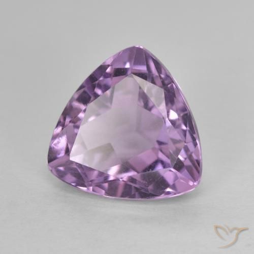 Amatista Violeta rosado natural de 3.18 ct, Trillón, VVS