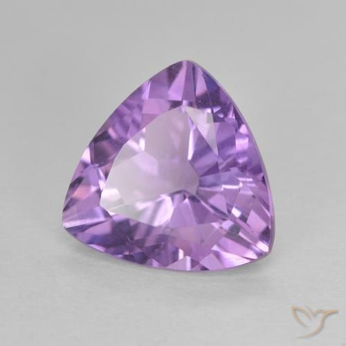Amatista Violeta rosado natural de 2.77 ct, Trillón, VVS