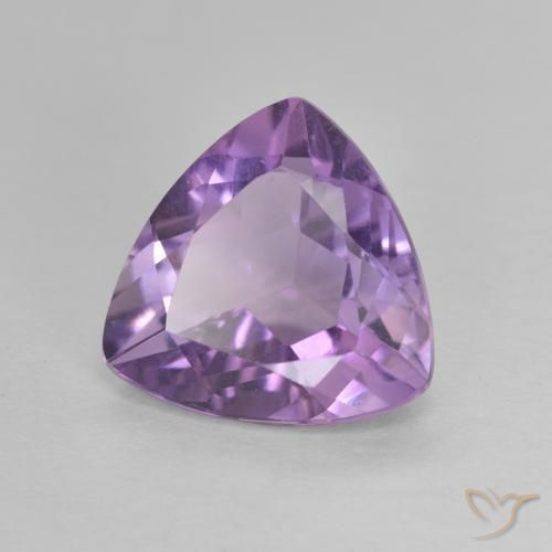 Amatista Violeta berenjena natural de 2.63 ct, Trillón, VVS