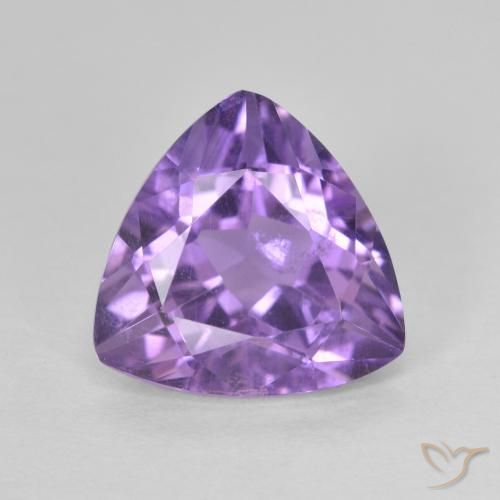2.92ct Natural Violeta berenjena Amatista, Trillón, VS