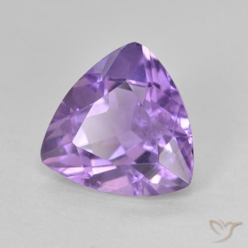 Amatista Violeta berenjena natural de 2.92 ct, Trillón, VS