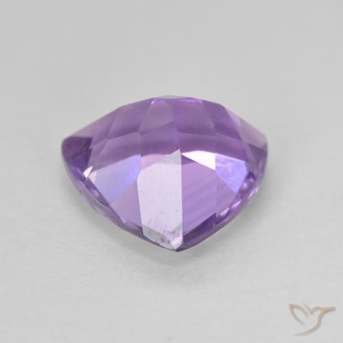 Amatista Violeta berenjena natural de 2.92 ct, Trillón, VS