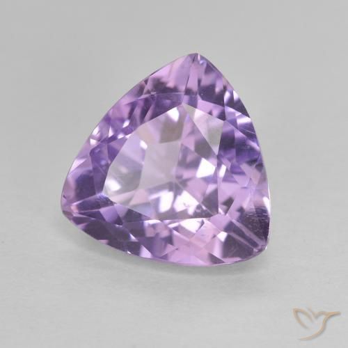 Amatista Violeta medio natural de 2.90 ct, Trillón, VS