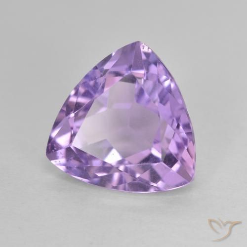 Amatista Violeta medio natural de 2.98 ct, Trillón, VS