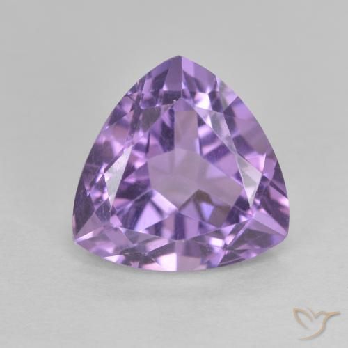 3.24ct Natural Violeta medio Amatista, Trillón, VVS-VS