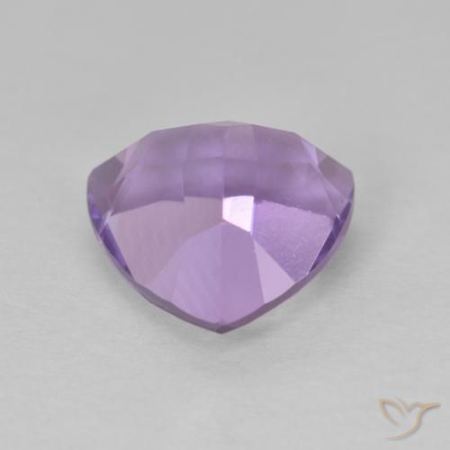 Amatista Violeta medio natural de 3.24 ct, Trillón, VVS-VS