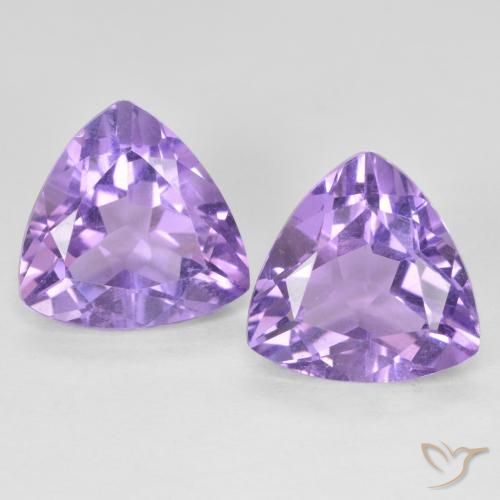 5.59ctw Natural Violeta medio Amatista, Trillón, VVS-VS
