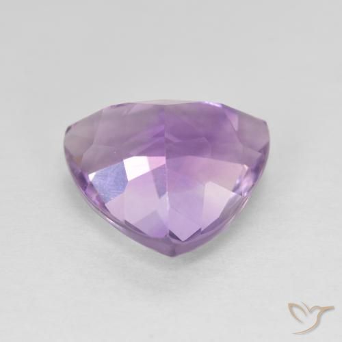 Amatista Violeta rosado medio natural de 3.03 ct, Trillón, VVS-VS