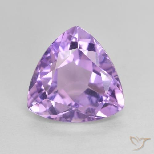 3.21ct Natural Violeta rosado Amatista, Trillón, VVS-VS