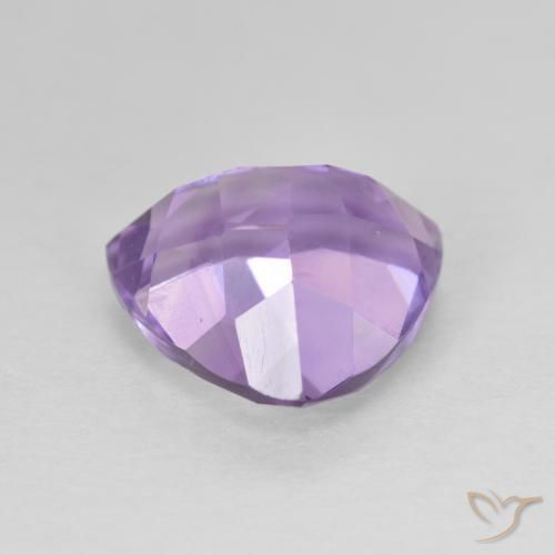 Amatista Violeta rosado natural de 3.21 ct, Trillón, VVS-VS
