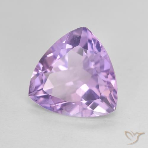 Amatista Violeta medio natural de 2.74 ct, Trillón, VVS-VS