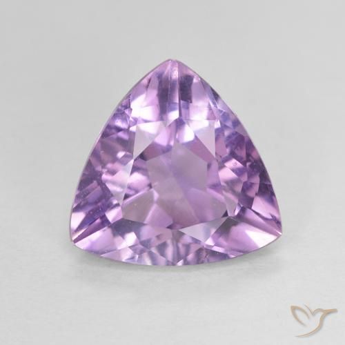 2.66ct Natural Violeta rosado medio Amatista, Trillón, VVS-VS