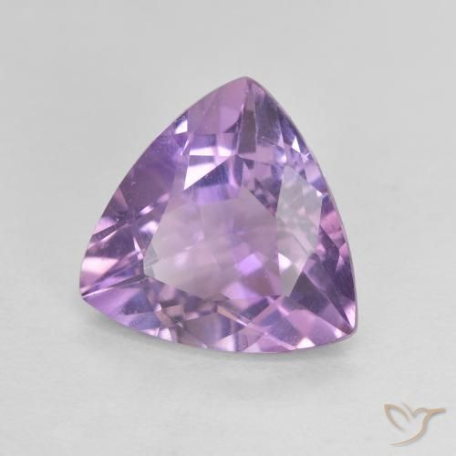 Amatista Violeta rosado medio natural de 2.66 ct, Trillón, VVS-VS