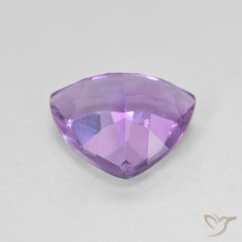 Amatista Violeta rosado medio natural de 2.66 ct, Trillón, VVS-VS