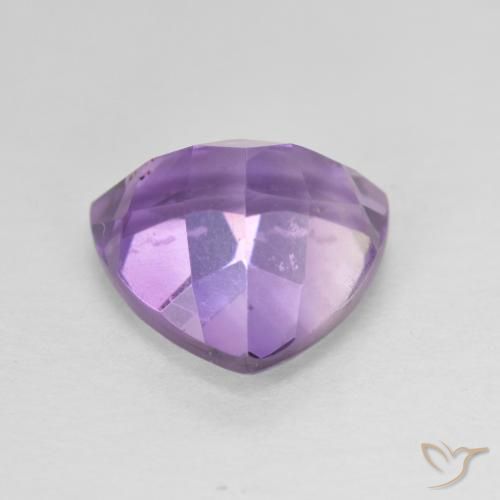 Amatista Violeta púrpura natural de 3.19 ct, Trillón, VVS-VS