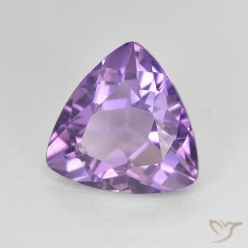 Amatista Violeta rosado natural de 2.96 ct, Trillón, VVS-VS