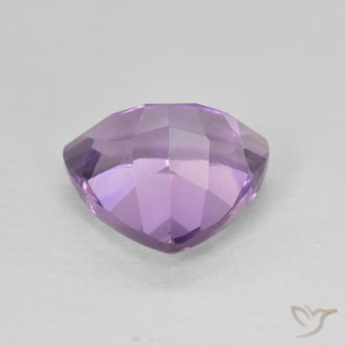 Amatista Violeta rosado natural de 2.96 ct, Trillón, VVS-VS