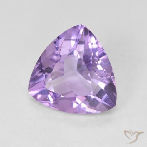 Amatista Violeta medio natural de 2.58 ct, Trillón, VVS-VS