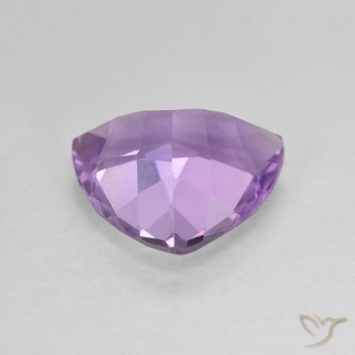 Amatista Violeta medio natural de 2.58 ct, Trillón, VVS-VS