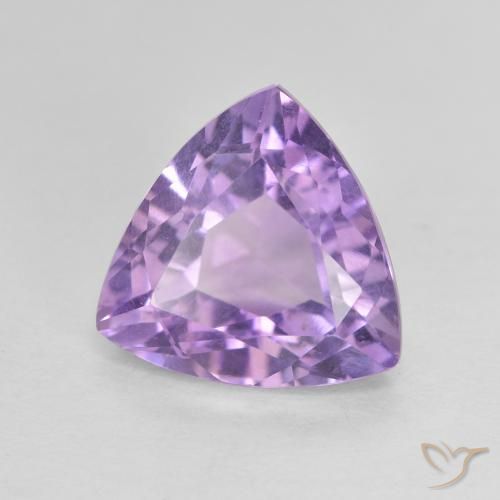 Amatista Violeta rosado natural de 2.91 ct, Trillón, VVS-VS