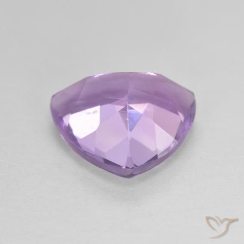Amatista Violeta rosado medio natural de 2.73 ct, Trillón, VVS-VS